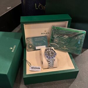 BATGIRL Rolex GMT-Master II with Blue and Black Bezel